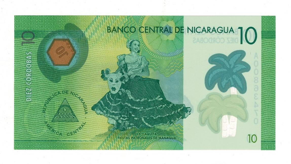 Nikaragua 10 Cordobas2014 Polimer ÇİL YKP8417 - 3