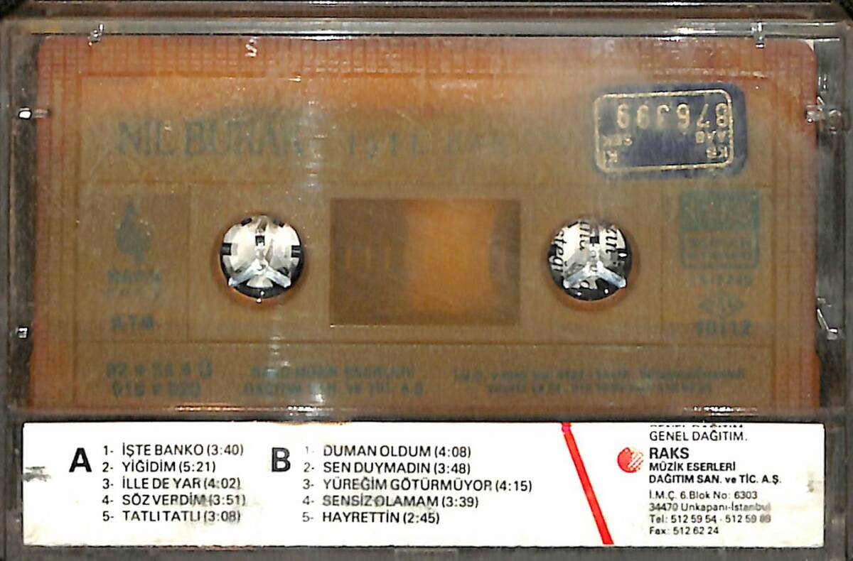 Nil Burak - İşte Banko Kaset (İkinci El Kaset) KST29716 - 2