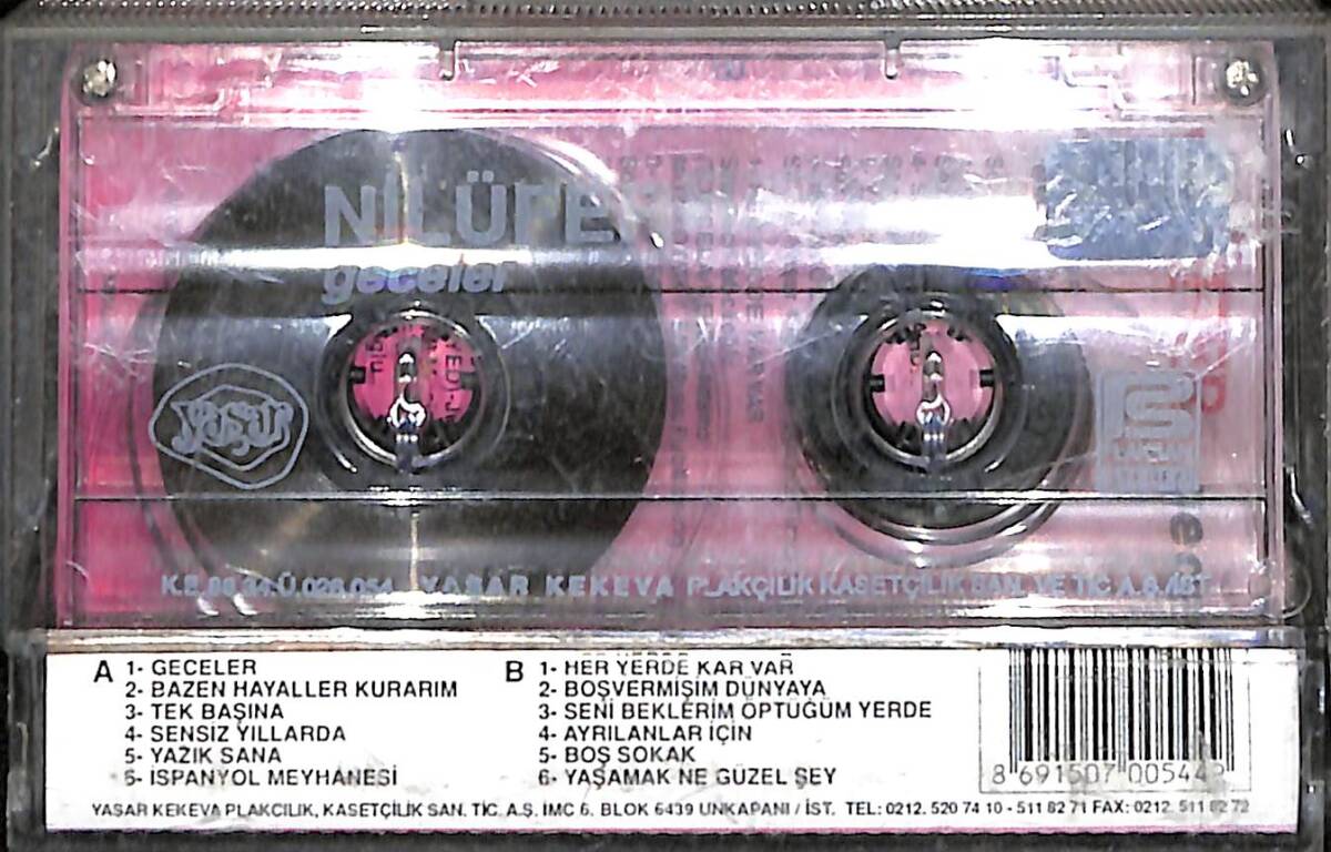 Nilüfer - Geceler Kaset (İkinci El) KST28744 - 2
