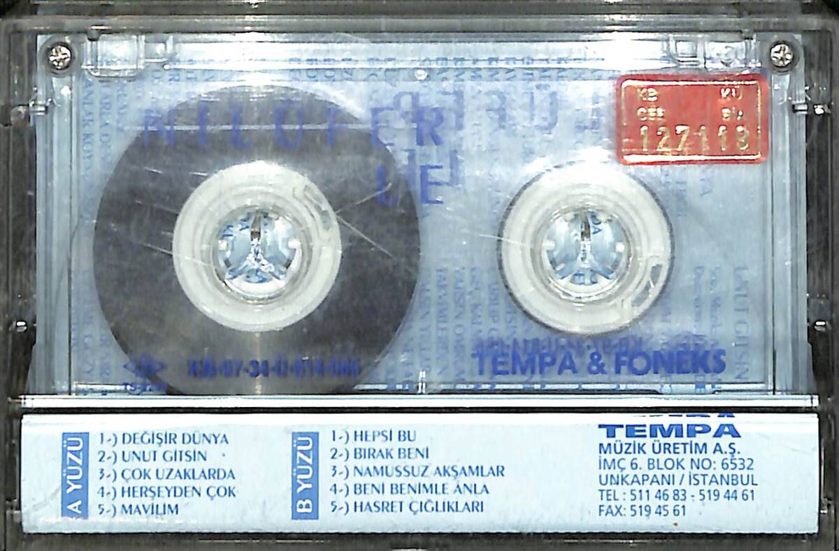 Nilüfer - Le Kaset (Kırmızı Bandrol - İkinci El) KST27703 - 2