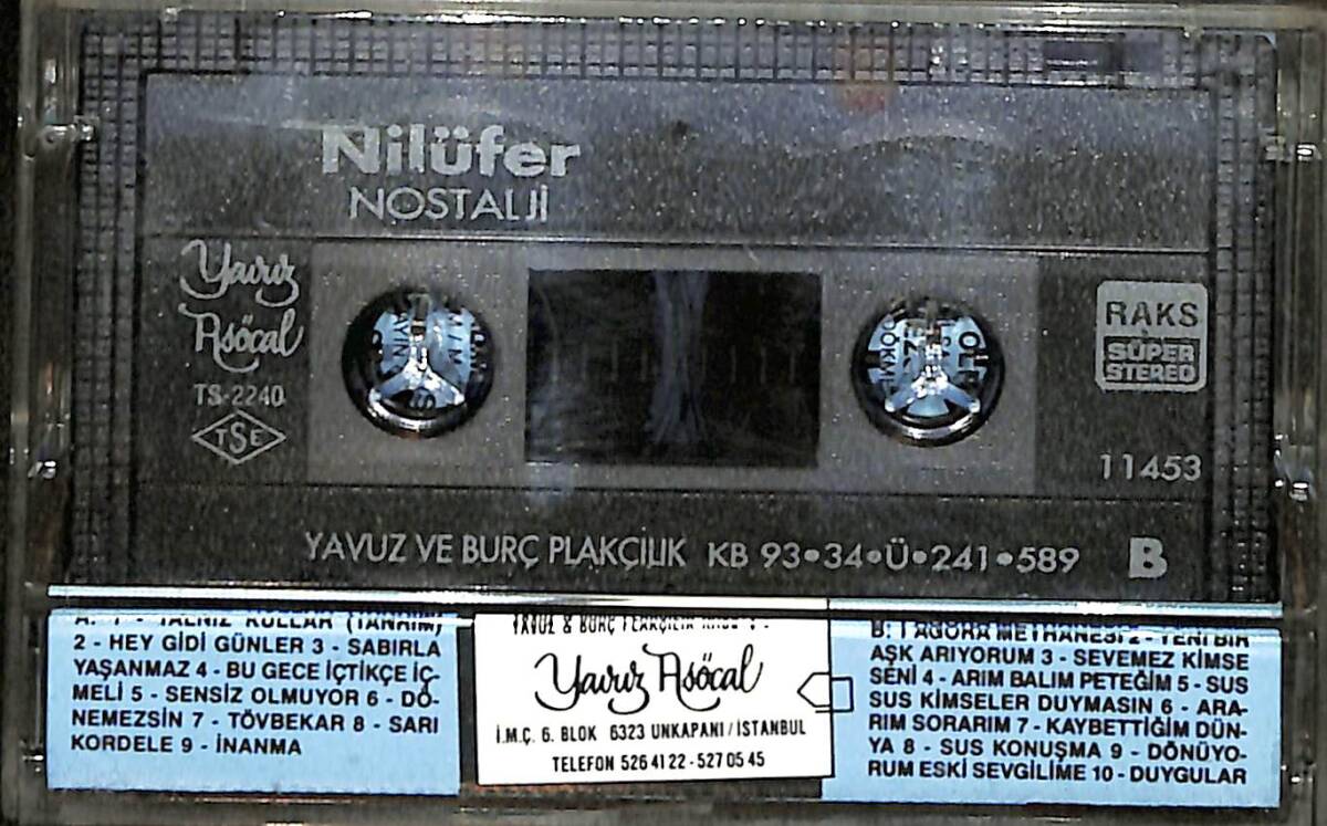  Nilüfer Nostalji Kaset (İkinci El Kaset) KST29728 - 2