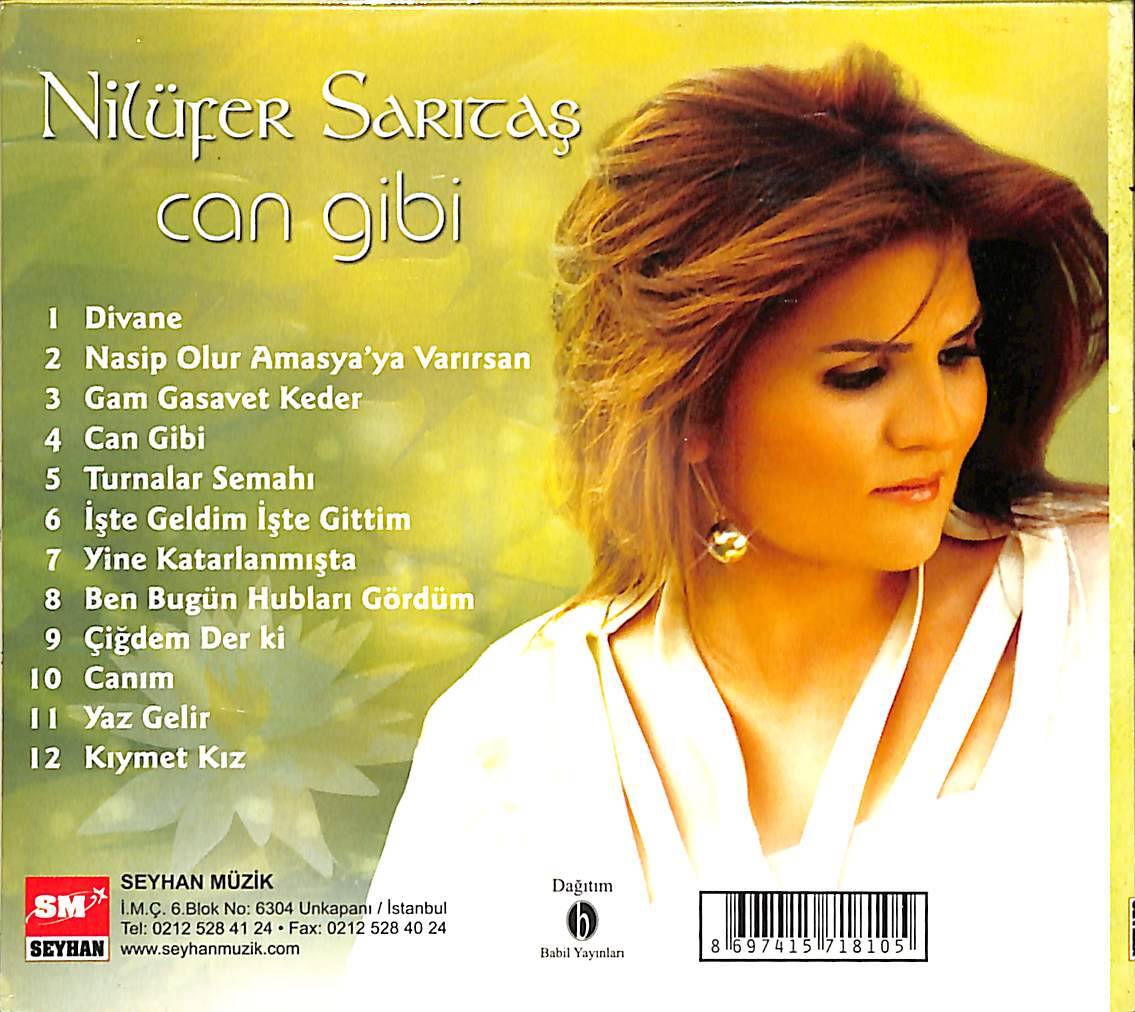 Nilüfer Sarıtaş - Can Gibi CD (İkinci El) CD4216 - 3