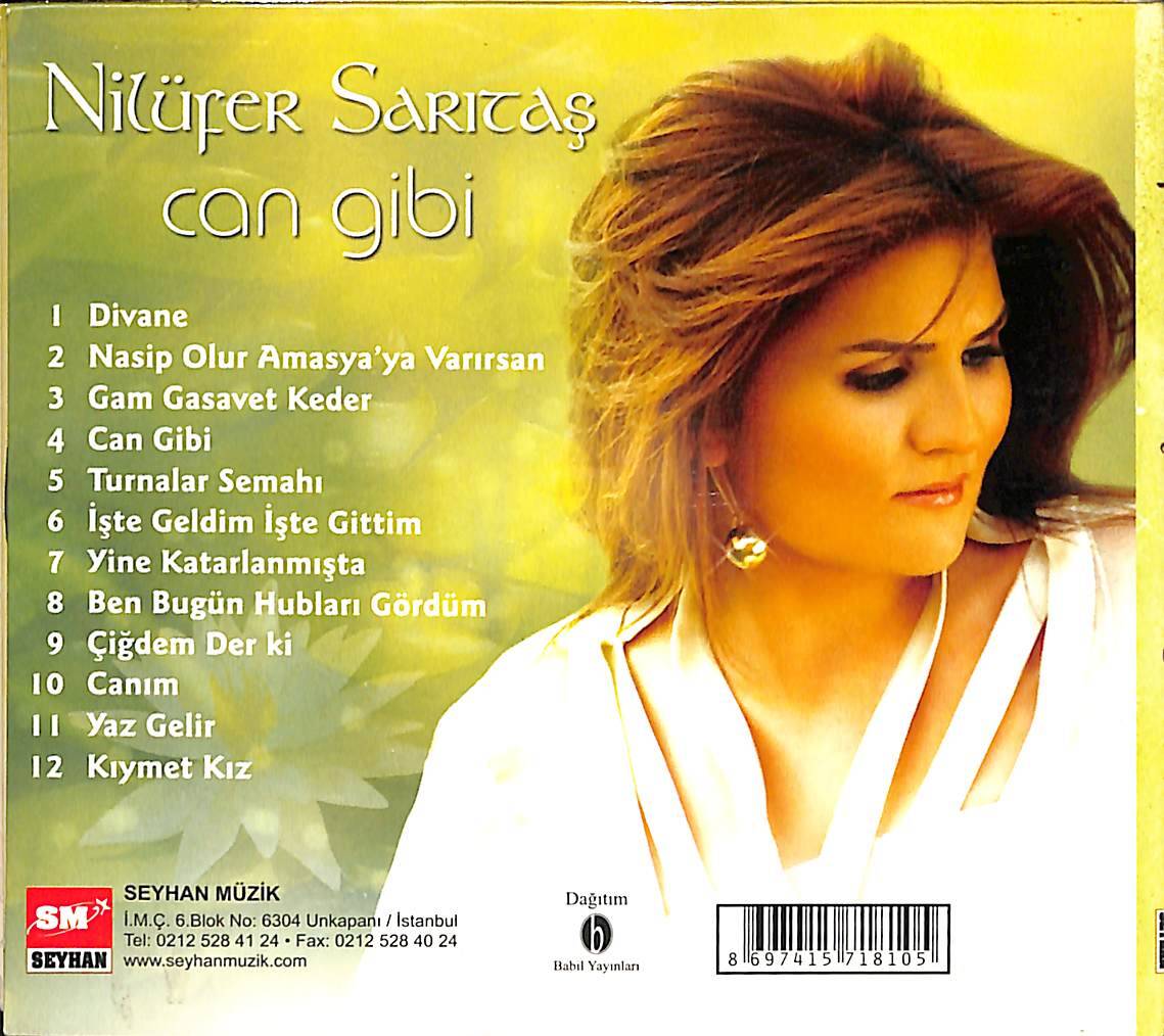 Nilüfer Sarıtaş - Can Gibi CD (İkinci El) CD4704 - 2