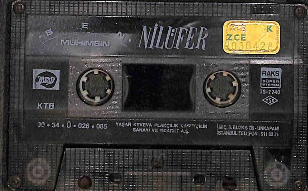 Nilüfer - Sen Mühimsin Kaset (Sarı Bandrol - İkinci El) KST27905 - 1