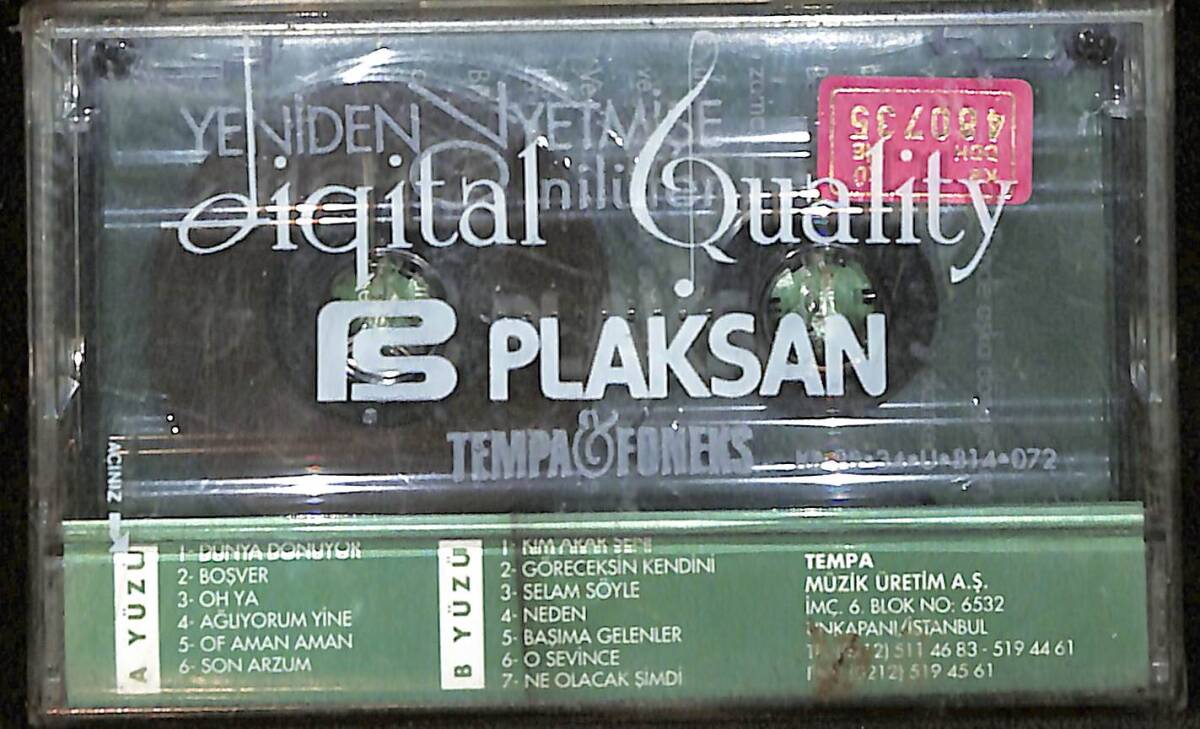 Nilüfer - Yediden Yetmişe Yeniden Kaset (Sıfır Kaset) KST29568 - 2