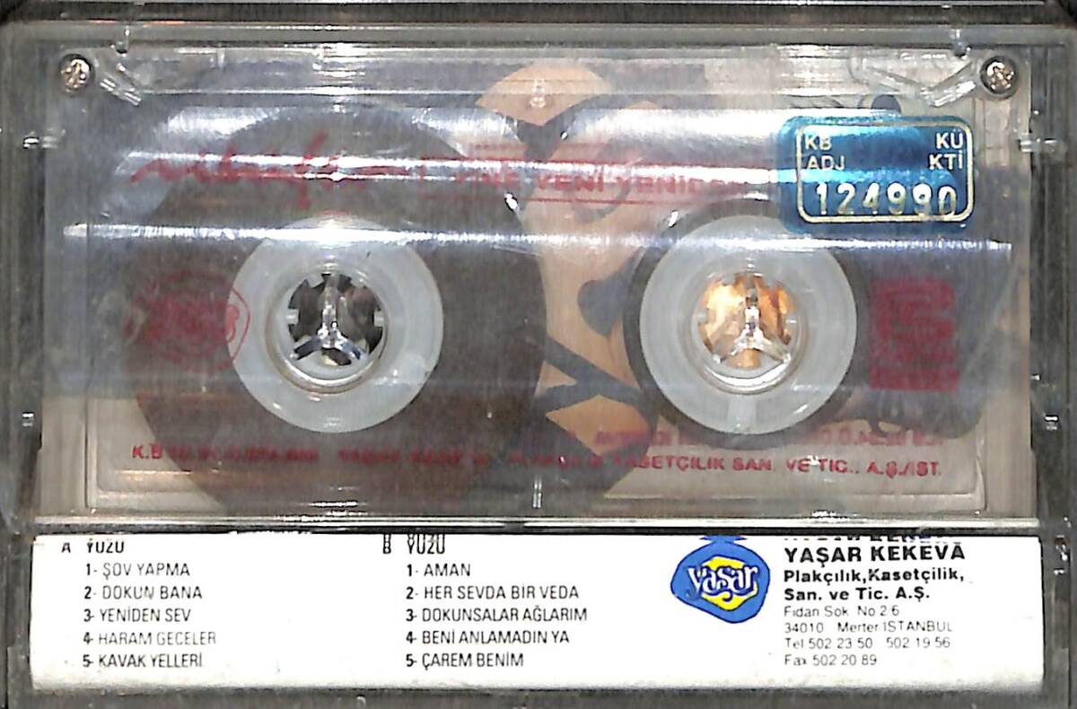 Nilüfer - Yine Yeni Yeniden Kaset (Mavi Bandrol - İkinci El) KST27940 - 2