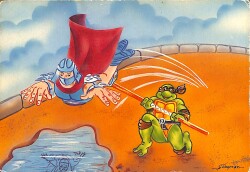 Ninja Kaplumbağalar Kartpostal KRT12987 - Gökçekoleksiyon