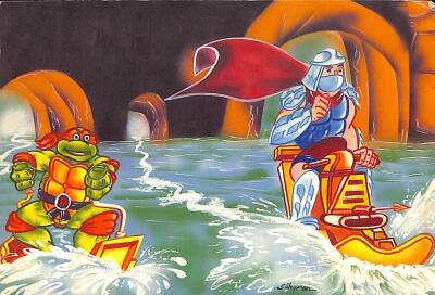 Ninja Kaplumbağalar Kartpostal KRT12988 - 1