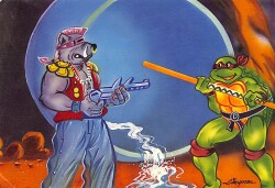 Ninja Kaplumbağalar Kartpostal KRT16207 - Gökçekoleksiyon