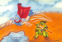 Ninja Kaplumbağalar Kartpostal KRT16899 - Gökçekoleksiyon