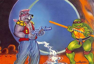 Ninja Kaplumbağalar Kartpostal KRT17260 - 1