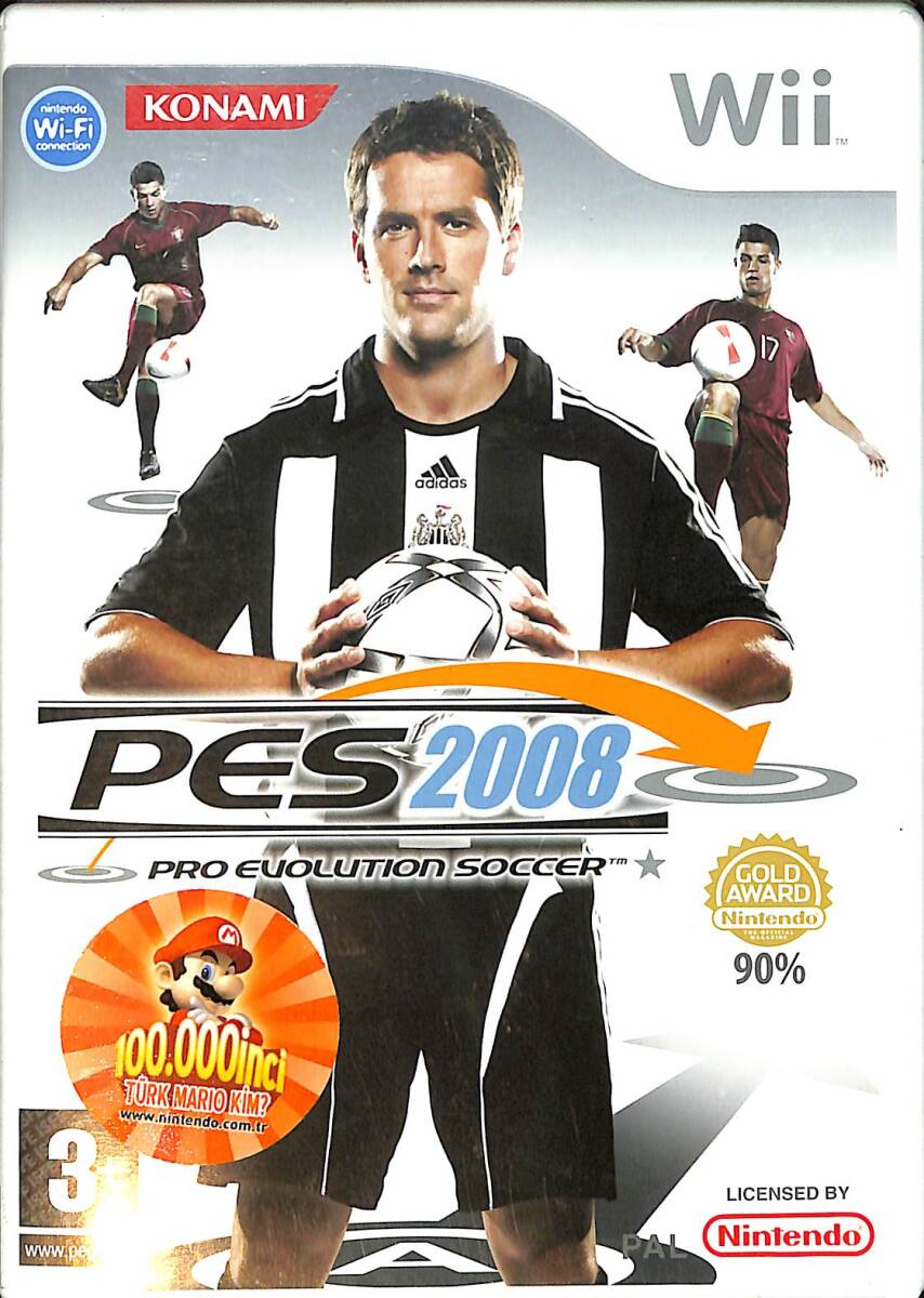 Nintendo Wii Pes 2008 Pro Evolution Soccer (İkinci El) DVD2697 - 1