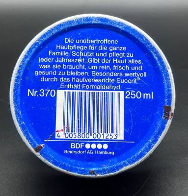 Nivea Creme Eski Boş Teneke Kutu AOB3075 (N) - 4