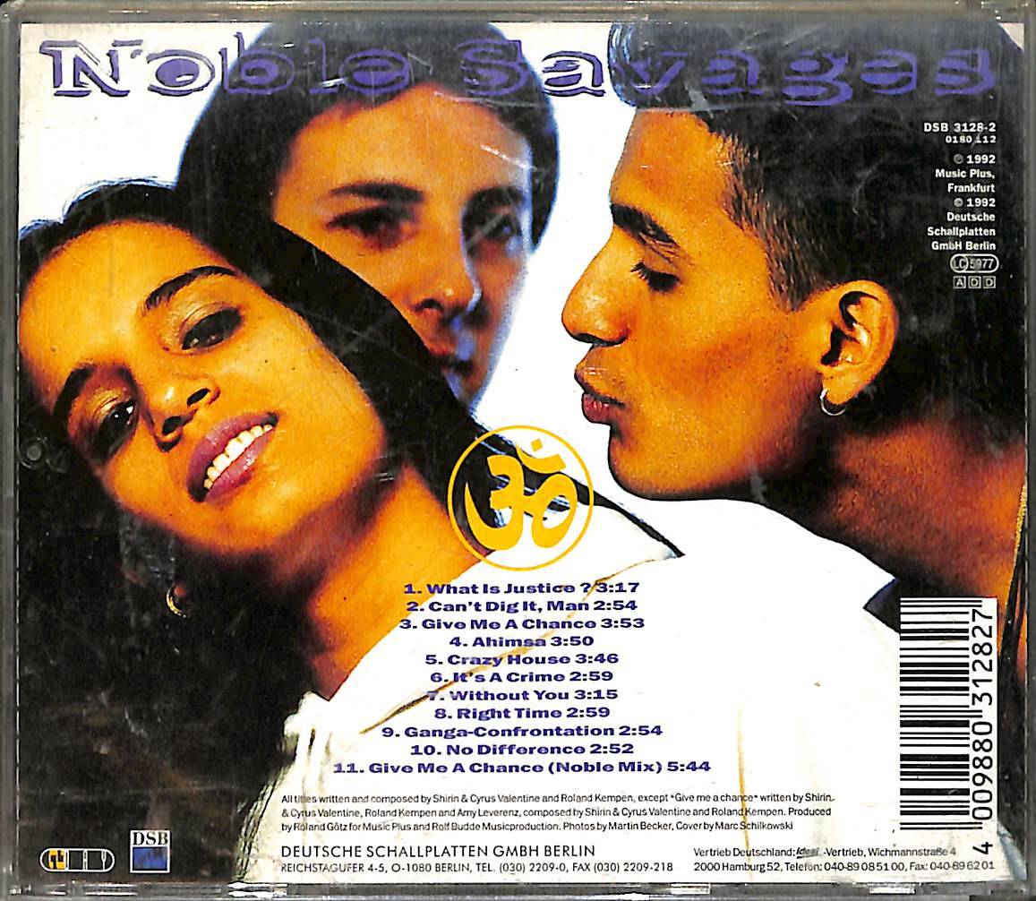Noble Savages - Ahimsa, Justice & A Crazy House CD (İkinci El) CD5636 - 2