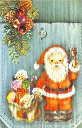 Noel Baba Temalı Kartpostal KRT20906 - Gökçekoleksiyon