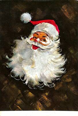 Noel Baba Yılbaşı Kartpostal KRT18076 - 1