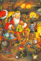 Noel Yılbaşı Kartpostal KRT18069 - Gökçekoleksiyon