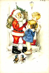 Noel Yılbaşı Kartpostal KRT18070 - Gökçekoleksiyon