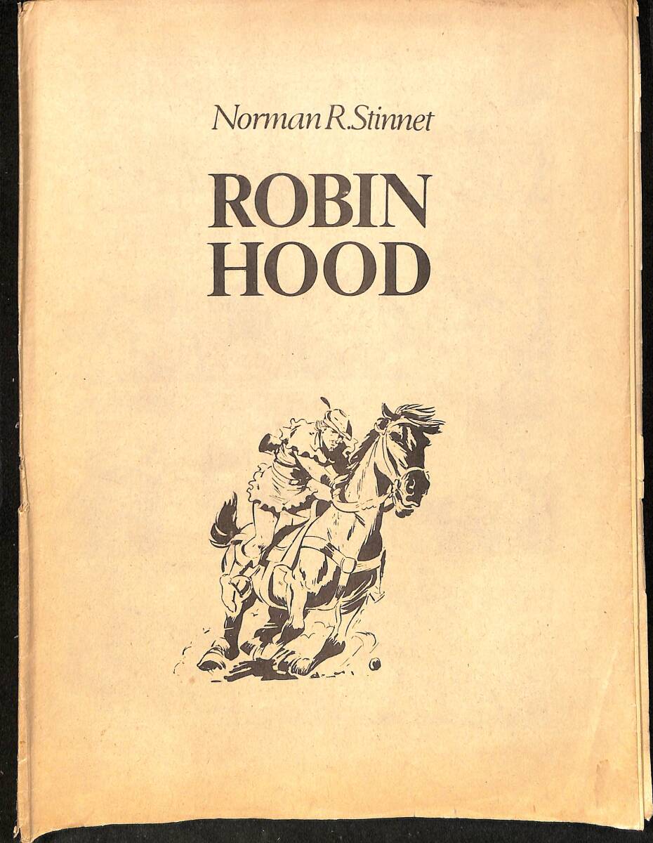 Norman R. Stinnet - Robin Hood Çizgi Roman NDR98286 - 1