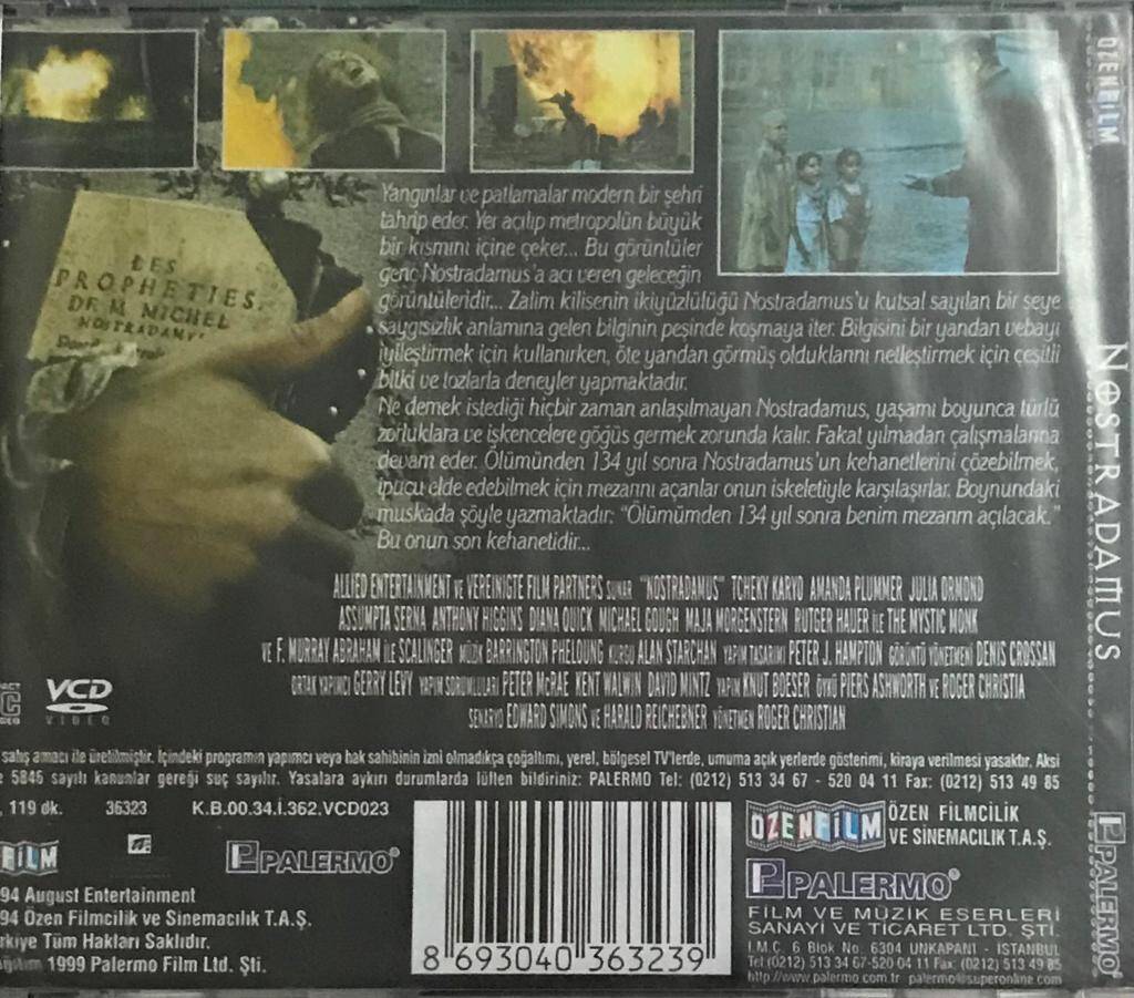 Nostradamus VCD Film VCD5519 - 2