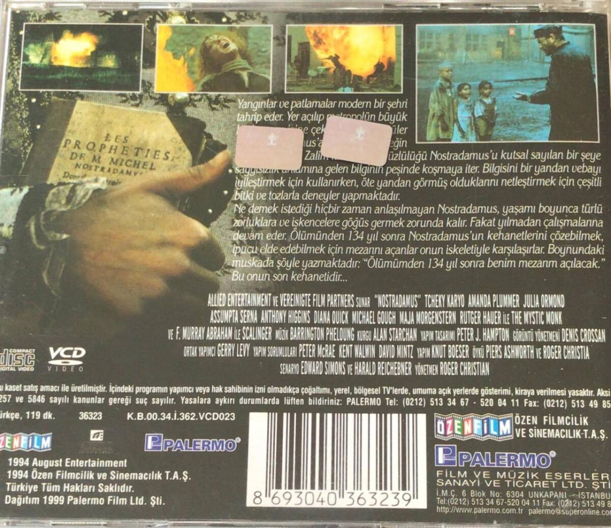 Nostradamus VCD Film VCD8340 - 2