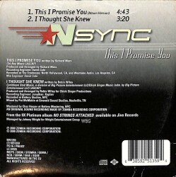 NSYNC ‎- This I Promise You CD (İkinci El) CD4480 - 2