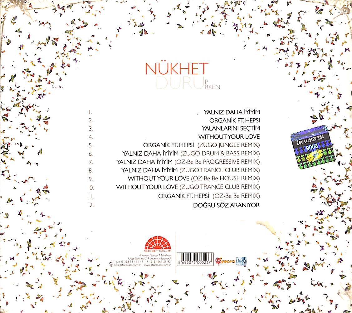 Nükhet Duru - Durup Dururken CD (Sıfır) CD3809 - 2