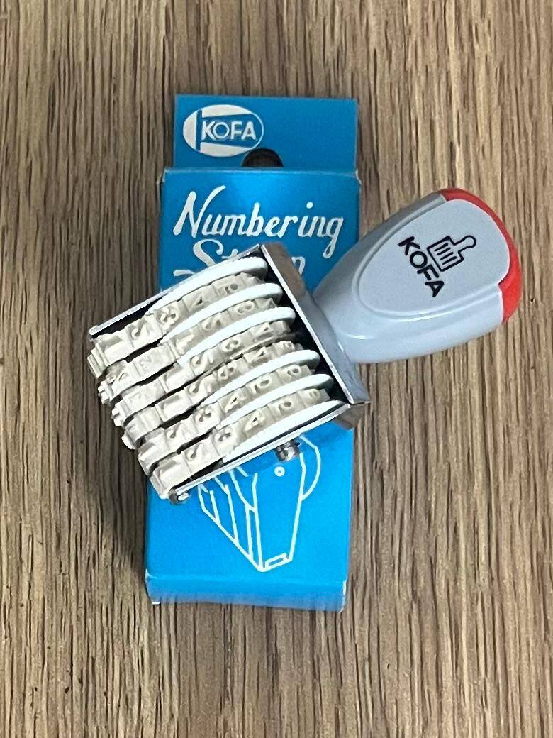 Numbering Kaşe 6 Hanneli Numaretör AOB4810 - 4