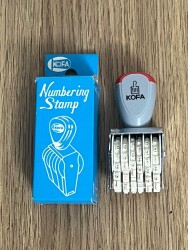 Numbering Kaşe 6 Hanneli Numaretör AOB4810 - 2