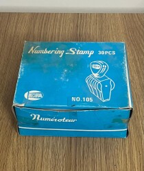 Numbering Kaşe 6 Hanneli Numaretör AOB4810 - 3