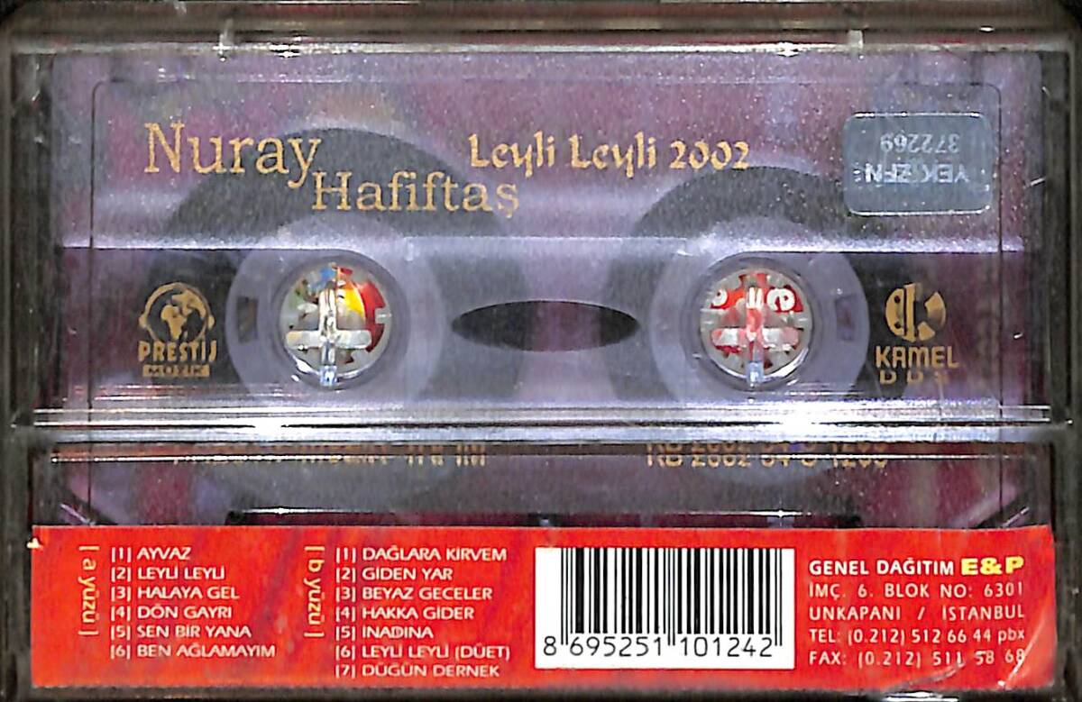 Nuray Hafiftaş - Leyli Leyli 2002 Kaset (İkinci El) KST29279 - 2