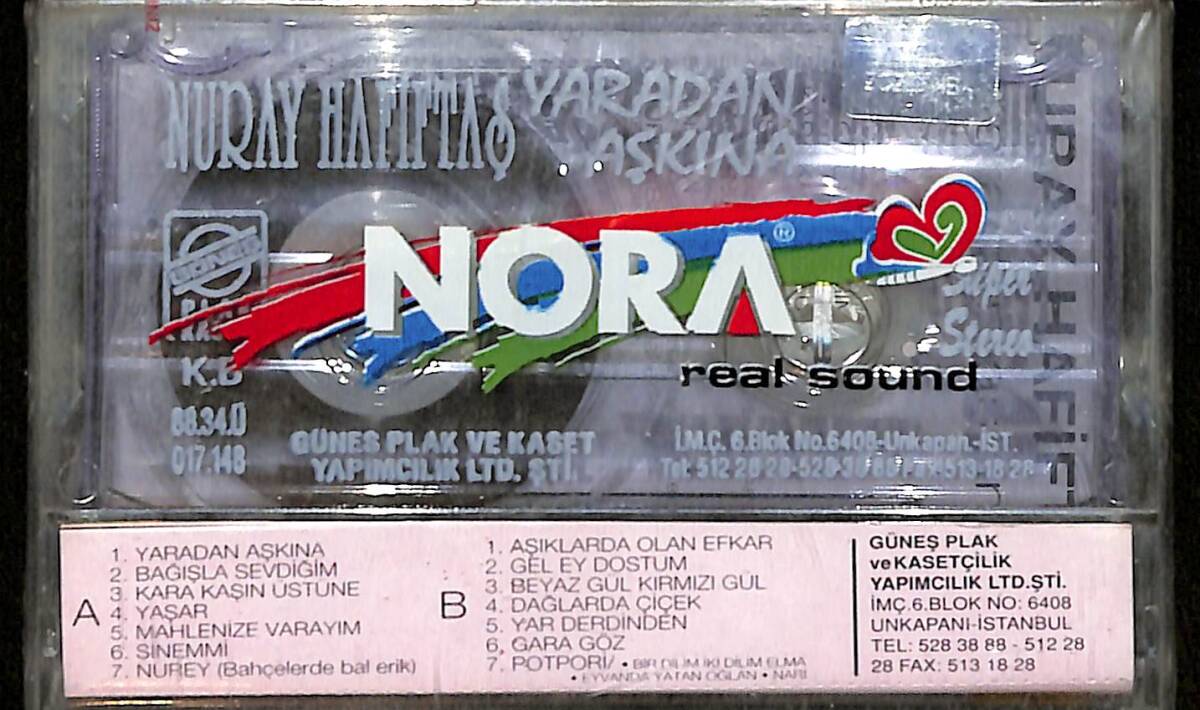 Nuray Hafiftaş - Yaradan Aşkına Kaset (Sıfır Kaset) KST29081 - 2