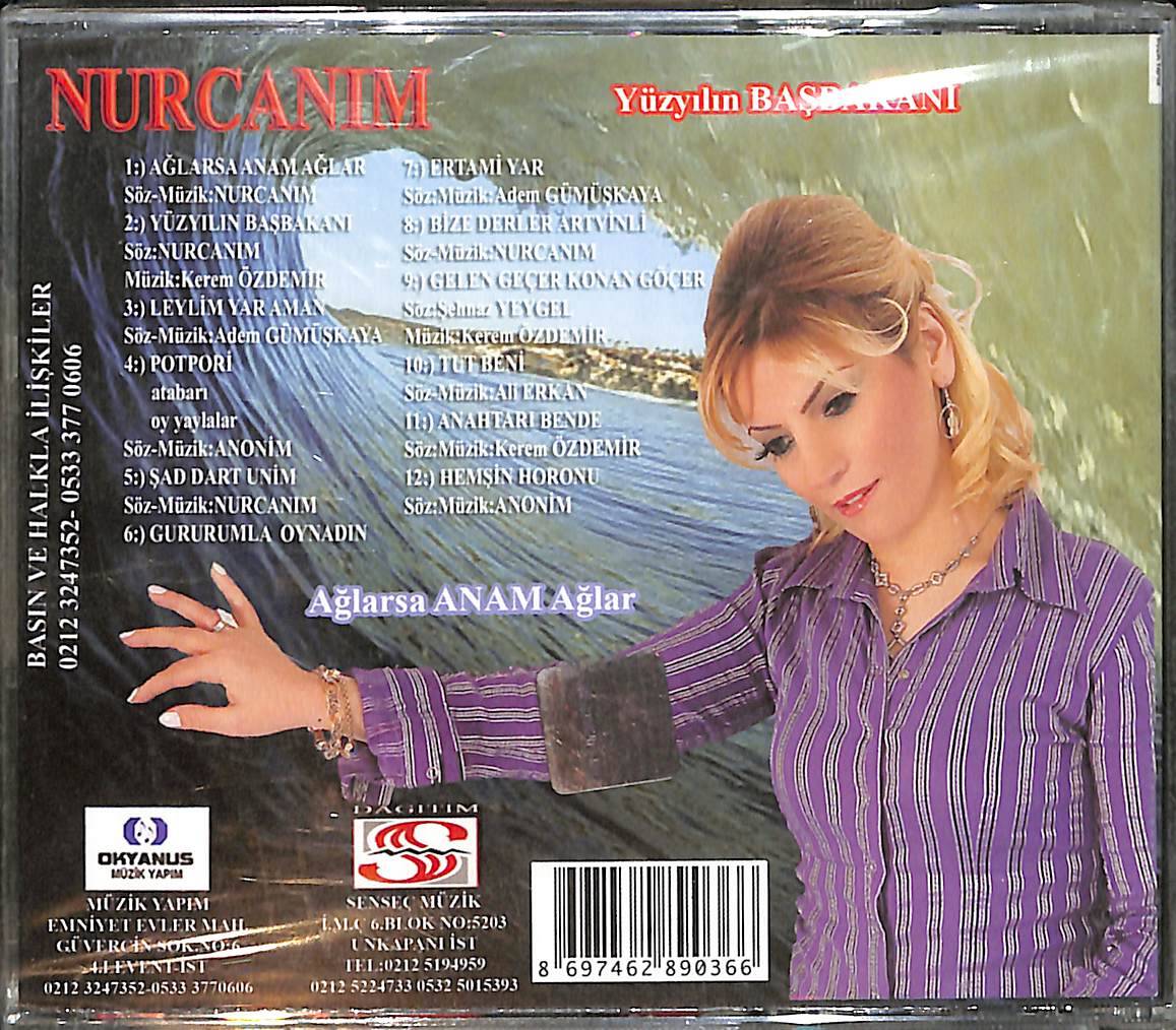 Nurcanım - Ağlarsa Anam Ağlar CD (Sıfır) CD3718 - 2