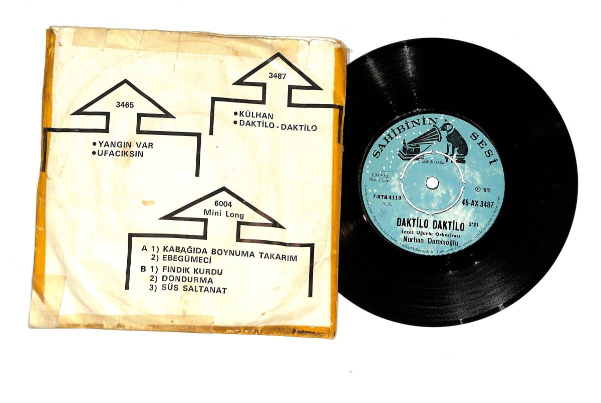 Nurhan Damcıoğlu – Külhan / Daktilo Daktilo 45’lik Plak (10/8) PLK26965 - 2