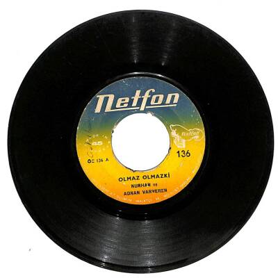 Nurhan Ve Adnan Varveren - Olmaz Olmazki / Şans Yandım Yandım PLAK (10/7.5) PLK16239 - 1