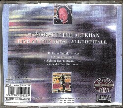 Nusrat Fateh Ali Khan – Live At The Royal Albert Hall CD (İkinci El) CD5663 - 2