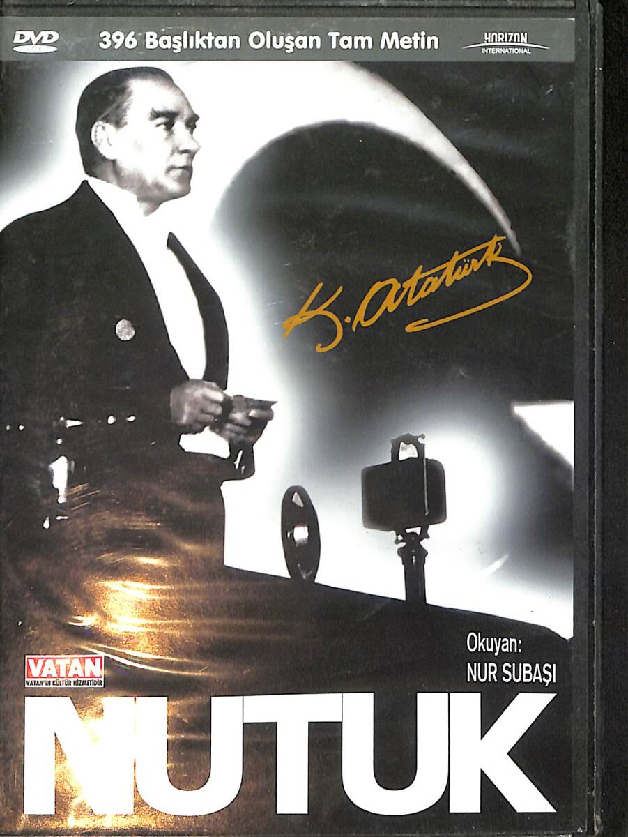 Nutuk - 396 Başlıktan Oluşan Tam Metin 10 Adet DVD (İkinci El) DVD2690 - 1