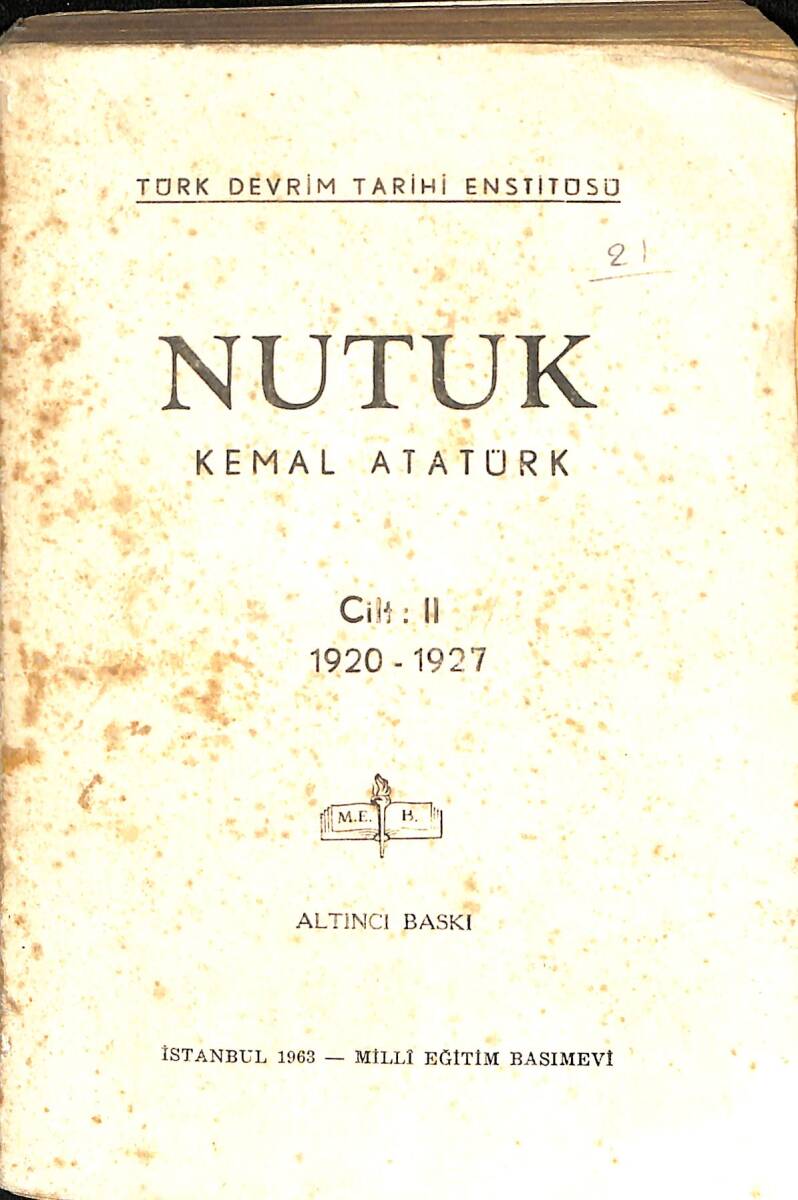 Nutuk Kemal Atatürk Cilt 2 - 1920 - 1927 NDR92683 - 1
