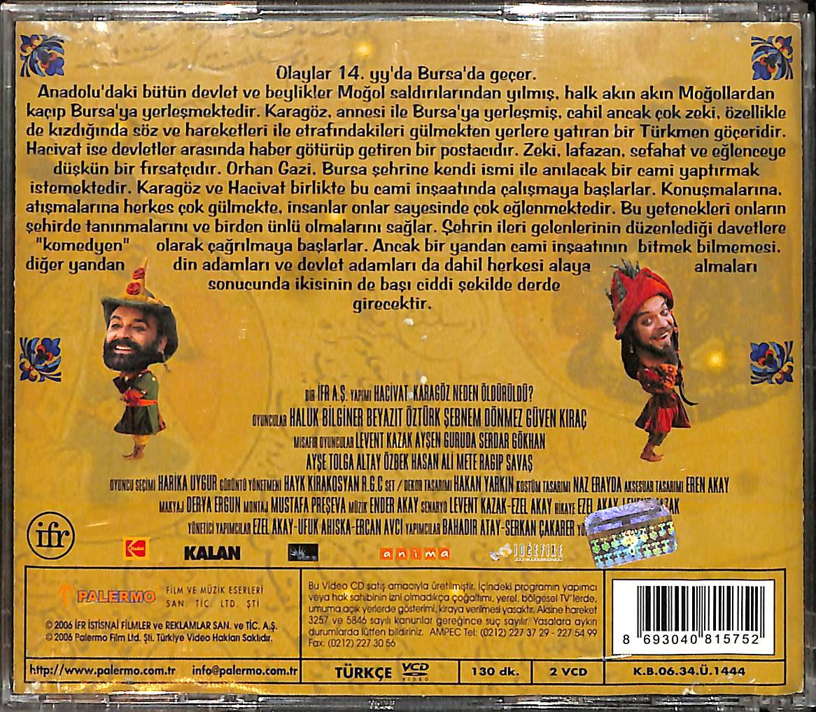 Hacivat Karagöz Neden Öldürüldü (2006) Orijinal VCD Film VCD28704 - 2