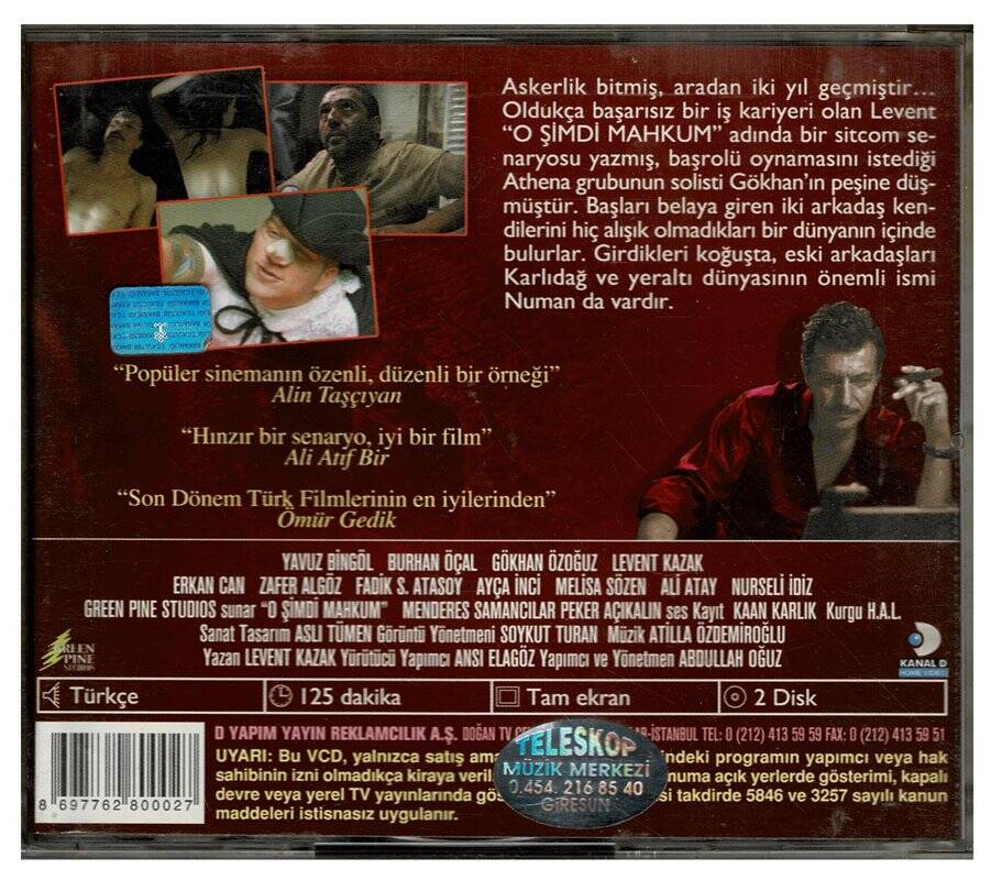 O Şimdi Mahkum VCD Film VCD63 - 2
