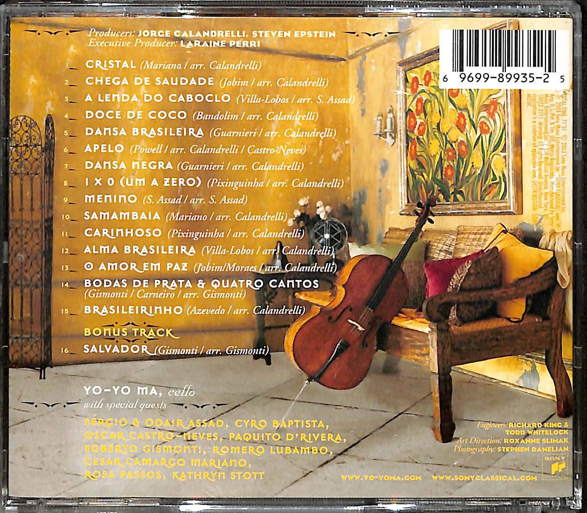 Obrigado Brazil - Yo-Yo Ma CD (İkinci El) CD4048 - 2