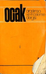 Ocak Araştırma Ve İnceleme Dergisi Kasım 1972 Sayı 5 NDR77369 - Gökçekoleksiyon