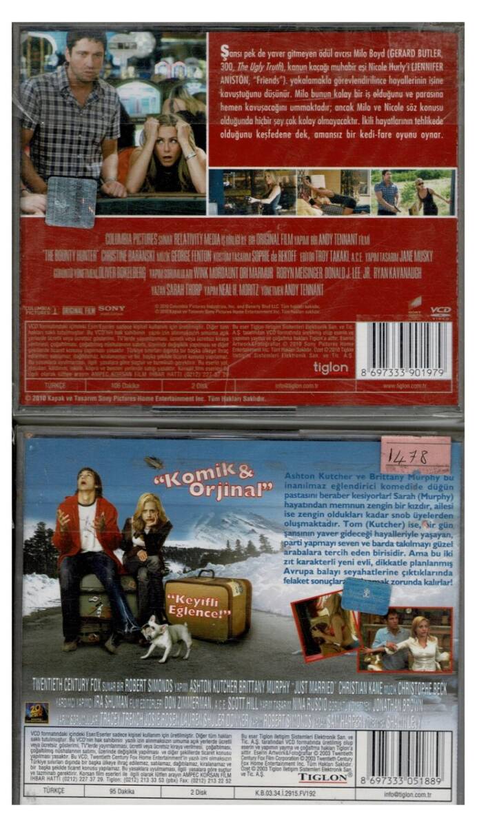 Ödül Peşinde Yeni Evli - 2 Adet VCD Film VCD1258 - 2