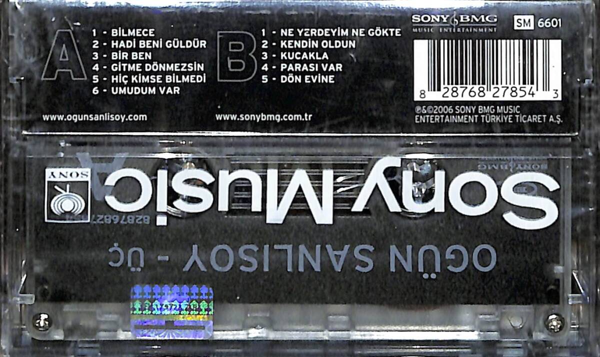 Ogün Sanlısoy - Üç Kaset (Sıfır) KST28100 - 2