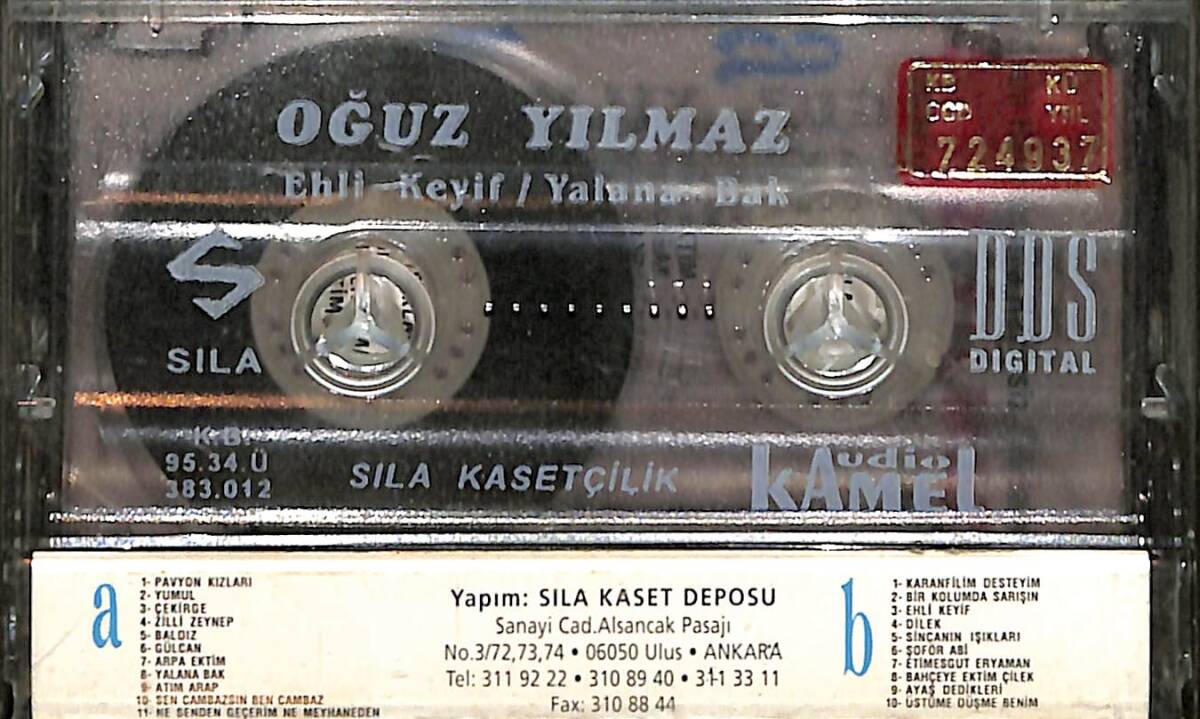 Oğuz Yılmaz - Ehli Keyif/Yalana Bak Kaset (İkinci El) KST28378 - 2