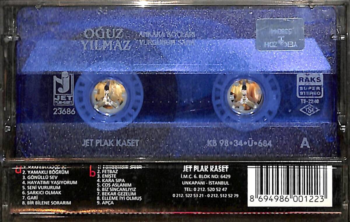 Oğuz Yılmaz - Vurgunum Sana Kaset (İkinci El) KST28381 - 2