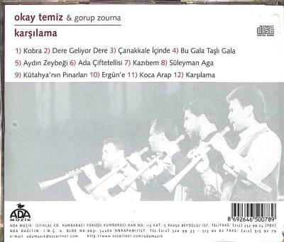 Okay Temiz &Grup Zurna - Karşılama - CD Müzik (108) CD3269 - 2