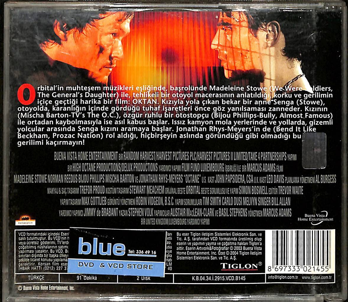 Oktan – Octane (2003) Orijinal VCD Film VCD28658 - 2