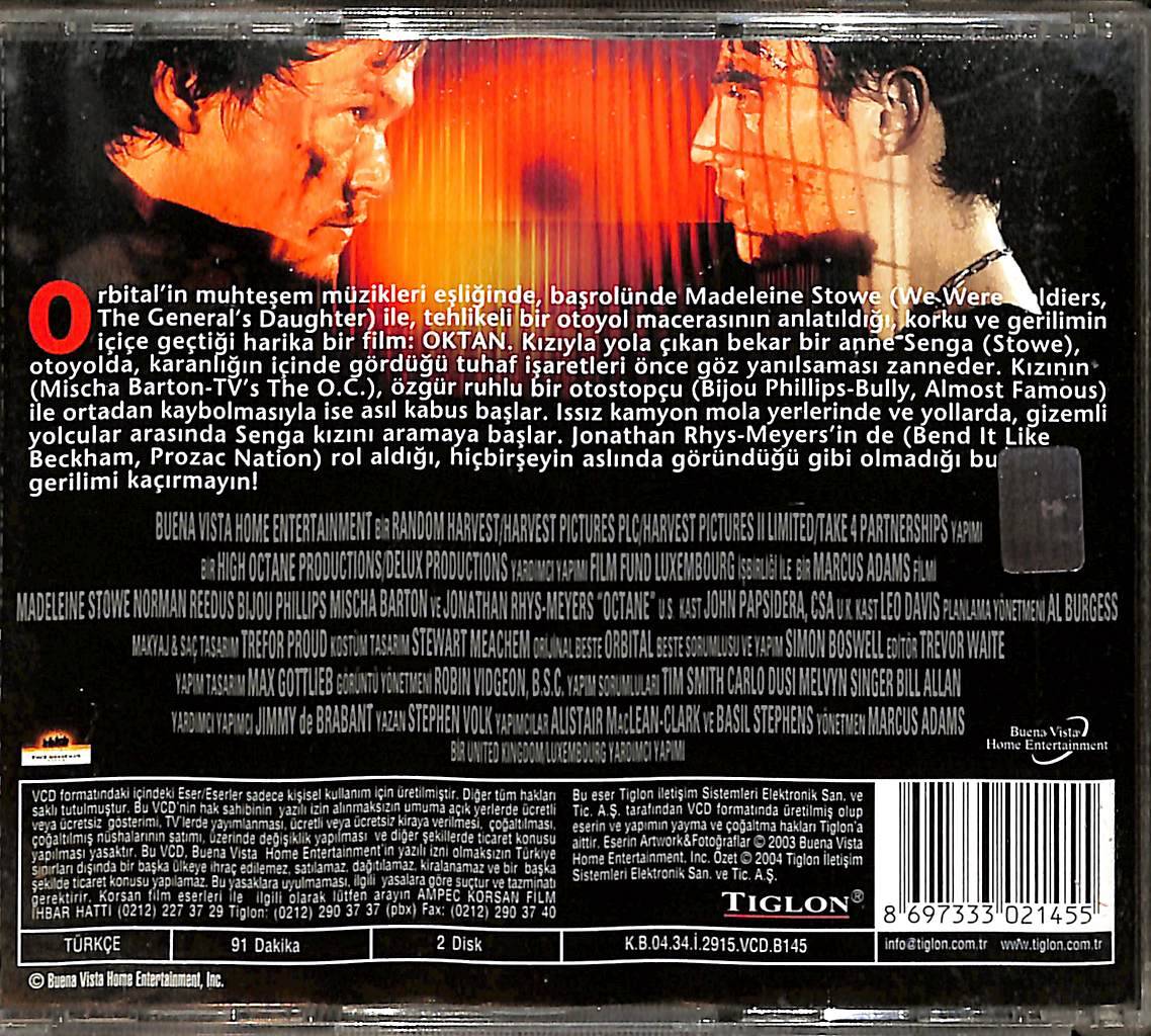 Oktan – Octane (2003) Orijinal VCD Film VCD29055 - 2