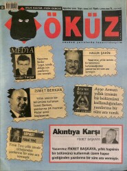 Öküz Aylık Kültür-Fizik Dergisi Ağustos 2001 Sayı : 8 NDR89591 - Gökçekoleksiyon